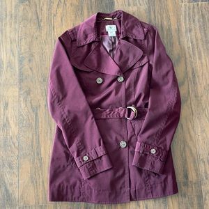 Plum Lightweight Spring coat